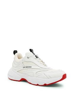 Love Moschino Skórzane sneakersy ze sklepu Gomez Fashion Store w kategorii Buty sportowe damskie - zdjęcie 163942577