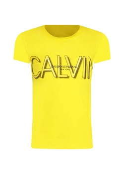 CALVIN KLEIN JEANS T-shirt | Regular Fit ze sklepu Gomez Fashion Store w kategorii Bluzki dziewczęce - zdjęcie 163943516
