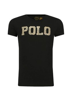 POLO RALPH LAUREN T-shirt | Regular Fit ze sklepu Gomez Fashion Store w kategorii Bluzki dziewczęce - zdjęcie 163943686