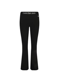 CALVIN KLEIN JEANS Spodnie PUNTO TAPE FLARE | flare fit ze sklepu Gomez Fashion Store w kategorii Spodnie dziewczęce - zdjęcie 163943986