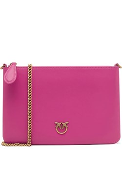 Pinko Skórzana kopertówka FLAT CLASSIC VITELLO SETA ze sklepu Gomez Fashion Store w kategorii Kopertówki - zdjęcie 163944686
