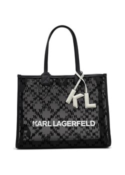 Karl Lagerfeld Shopperka k/skuare lg tote mono flock ze sklepu Gomez Fashion Store w kategorii Torby Shopper bag - zdjęcie 163944719
