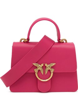 Pinko Skórzany kuferek LOVE ONE TOP HANDLE MINI LIGHT ze sklepu Gomez Fashion Store w kategorii Kuferki - zdjęcie 163946719