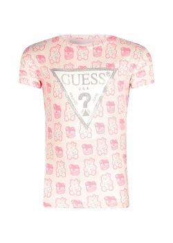 Guess T-shirt | Regular Fit ze sklepu Gomez Fashion Store w kategorii Bluzki dziewczęce - zdjęcie 163946778