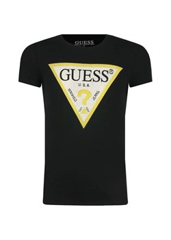 Guess T-shirt | Regular Fit ze sklepu Gomez Fashion Store w kategorii Bluzki dziewczęce - zdjęcie 163947396