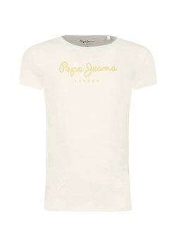 Pepe Jeans London T-shirt HANA GLITTER | Regular Fit ze sklepu Gomez Fashion Store w kategorii Bluzki dziewczęce - zdjęcie 163948068