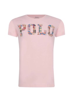 POLO RALPH LAUREN T-shirt | Regular Fit ze sklepu Gomez Fashion Store w kategorii Bluzki dziewczęce - zdjęcie 163948867