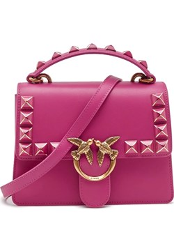 Pinko Skórzana torebka na ramię LOVE ONE TOP HANDLE MINI LIGHT ze sklepu Gomez Fashion Store w kategorii Listonoszki - zdjęcie 163948877