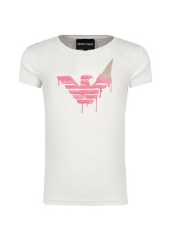 Emporio Armani T-shirt | Regular Fit ze sklepu Gomez Fashion Store w kategorii Bluzki dziewczęce - zdjęcie 163949219