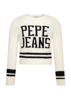 Pepe Jeans London Sweter SAVIA | Regular Fit | z dodatkiem wełny ze sklepu Gomez Fashion Store w kategorii Swetry dziewczęce - zdjęcie 163949385