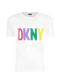 DKNY Kids T-shirt | Regular Fit ze sklepu Gomez Fashion Store w kategorii Bluzki dziewczęce - zdjęcie 163949415
