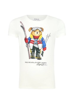 POLO RALPH LAUREN T-shirt | Regular Fit ze sklepu Gomez Fashion Store w kategorii Bluzki dziewczęce - zdjęcie 163949567