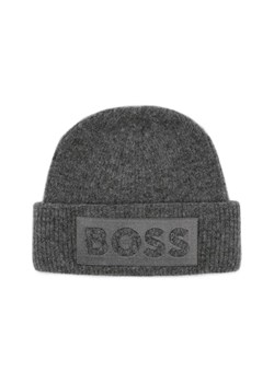BOSS BLACK Wełniana czapka Monello ze sklepu Gomez Fashion Store w kategorii Czapki zimowe męskie - zdjęcie 163952177