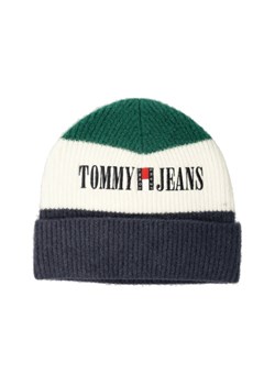 Tommy Jeans Czapka | z dodatkiem wełny ze sklepu Gomez Fashion Store w kategorii Czapki zimowe męskie - zdjęcie 163952417