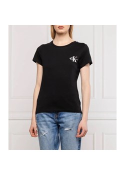 CALVIN KLEIN JEANS T-shirt 2-pack | Slim Fit ze sklepu Gomez Fashion Store w kategorii Bluzki damskie - zdjęcie 163954205
