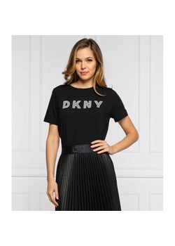 DKNY Sport T-shirt PERFORMANCE | Regular Fit ze sklepu Gomez Fashion Store w kategorii Bluzki damskie - zdjęcie 163954585