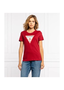 GUESS T-shirt ORIGINAL | Regular Fit ze sklepu Gomez Fashion Store w kategorii Bluzki damskie - zdjęcie 163954798