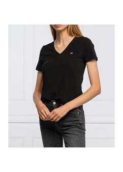 Tommy Jeans T-shirt | Skinny fit ze sklepu Gomez Fashion Store w kategorii Bluzki damskie - zdjęcie 163955329