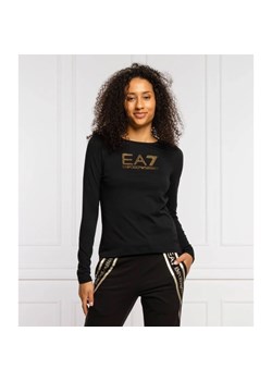 EA7 Bluzka | Regular Fit ze sklepu Gomez Fashion Store w kategorii Bluzki damskie - zdjęcie 163955889