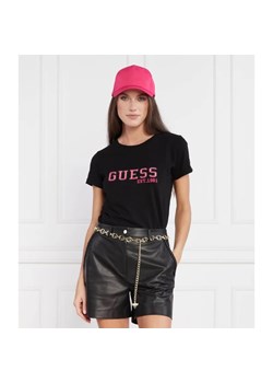 GUESS T-shirt SS CN COLLEGE TEE | Regular Fit ze sklepu Gomez Fashion Store w kategorii Bluzki damskie - zdjęcie 163956177
