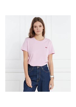 Levi's T-shirt PERFECT TEE PINK LAVENDER | Regular Fit ze sklepu Gomez Fashion Store w kategorii Bluzki damskie - zdjęcie 163957109