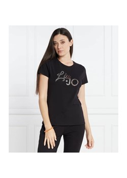 Liu Jo Rose T-shirt | Regular Fit ze sklepu Gomez Fashion Store w kategorii Bluzki damskie - zdjęcie 163957235