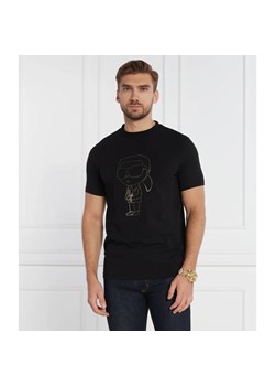 Karl Lagerfeld T-shirt CREWNECK | Regular Fit ze sklepu Gomez Fashion Store w kategorii T-shirty męskie - zdjęcie 163957375