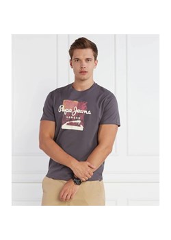 Pepe Jeans London T-shirt MELBOURNE TEE | Regular Fit ze sklepu Gomez Fashion Store w kategorii T-shirty męskie - zdjęcie 163957509