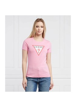 GUESS T-shirt ORIGINAL | Regular Fit ze sklepu Gomez Fashion Store w kategorii Bluzki damskie - zdjęcie 163957517