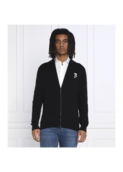 Karl Lagerfeld Wełniany sweter | Slim Fit ze sklepu Gomez Fashion Store w kategorii Swetry męskie - zdjęcie 163957779