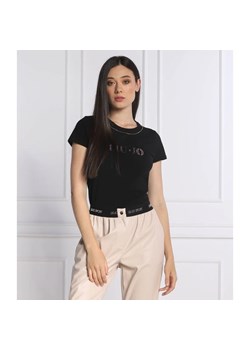 Liu Jo Rose T-shirt | Regular Fit ze sklepu Gomez Fashion Store w kategorii Bluzki damskie - zdjęcie 163958036