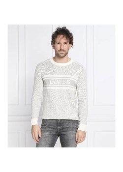 GUESS Sweter PALMER | Slim Fit | z dodatkiem wełny ze sklepu Gomez Fashion Store w kategorii Swetry męskie - zdjęcie 163958249