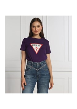 GUESS T-shirt ORIGINAL | Regular Fit ze sklepu Gomez Fashion Store w kategorii Bluzki damskie - zdjęcie 163958317