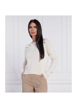 Liu Jo Wełniany sweter | Regular Fit | z dodatkiem kaszmiru ze sklepu Gomez Fashion Store w kategorii Swetry damskie - zdjęcie 163959306