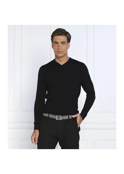 Calvin Klein Wełniany sweter SUPERIOR | Slim Fit ze sklepu Gomez Fashion Store w kategorii Swetry męskie - zdjęcie 163959457