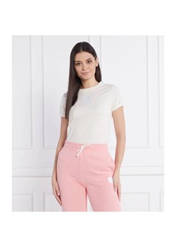 HUGO T-shirt | Slim Fit ze sklepu Gomez Fashion Store w kategorii Bluzki damskie - zdjęcie 163959489