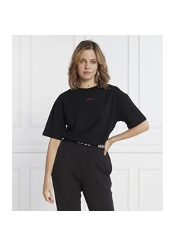Hugo Bodywear T-shirt SHUFFLE | Oversize fit ze sklepu Gomez Fashion Store w kategorii Bluzki damskie - zdjęcie 163959556