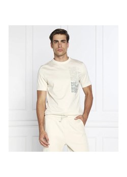 BOSS BLACK T-shirt Tiburt | Regular Fit | mercerised ze sklepu Gomez Fashion Store w kategorii T-shirty męskie - zdjęcie 163959625