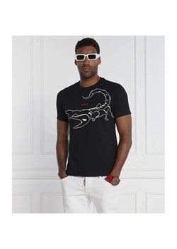 HUGO T-shirt Darpione | Regular Fit ze sklepu Gomez Fashion Store w kategorii T-shirty męskie - zdjęcie 163959626