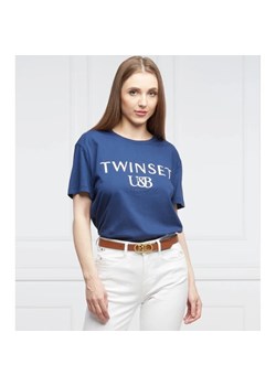 Twinset U&B T-shirt | Loose fit ze sklepu Gomez Fashion Store w kategorii Bluzki damskie - zdjęcie 163959789