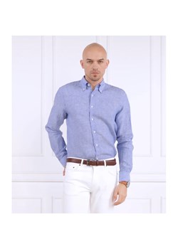 Oscar Jacobson Lniana koszula | Regular Fit ze sklepu Gomez Fashion Store w kategorii Koszule męskie - zdjęcie 163960418