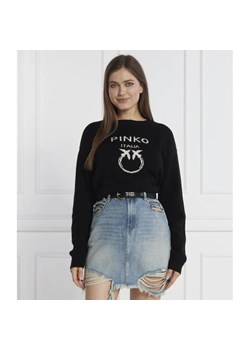Pinko Wełniany sweter | Regular Fit ze sklepu Gomez Fashion Store w kategorii Swetry damskie - zdjęcie 163960547