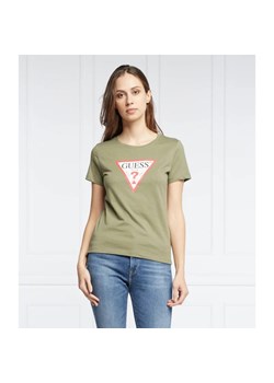 GUESS T-shirt ORIGINAL | Regular Fit ze sklepu Gomez Fashion Store w kategorii Bluzki damskie - zdjęcie 163960966