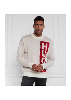 HUGO Sweter Sohugoh | Regular Fit | z dodatkiem wełny ze sklepu Gomez Fashion Store w kategorii Swetry męskie - zdjęcie 163961638