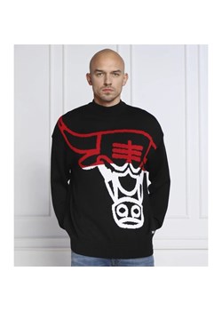 BOSS ORANGE Sweter Knit_ChicagoBulls | Regular Fit | z dodatkiem wełny ze sklepu Gomez Fashion Store w kategorii Swetry męskie - zdjęcie 163961836