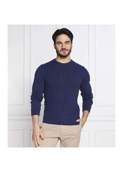Aeronautica Militare Wełniany sweter | Slim Fit ze sklepu Gomez Fashion Store w kategorii Swetry męskie - zdjęcie 163961946