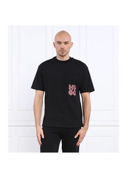 HUGO T-shirt Dampato | Regular Fit ze sklepu Gomez Fashion Store w kategorii T-shirty męskie - zdjęcie 163962285