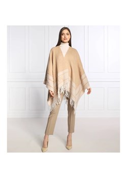 Patrizia Pepe Wełniane ponczo | Relaxed fit ze sklepu Gomez Fashion Store w kategorii Poncza - zdjęcie 163962589