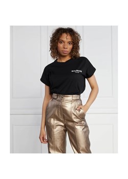 Balmain T-shirt | Regular Fit ze sklepu Gomez Fashion Store w kategorii Bluzki damskie - zdjęcie 163962749