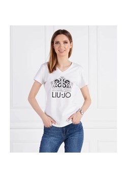 Liu Jo T-shirt | Regular Fit ze sklepu Gomez Fashion Store w kategorii Bluzki damskie - zdjęcie 163963019